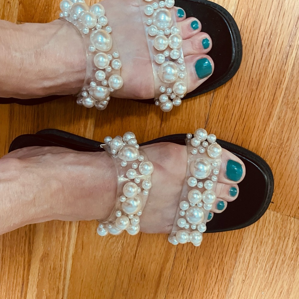 Pearl Embellished Women's Sandals